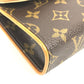 Louis Vuitton M51855 Monogram Pochette Florentine Bag Belt Bag Body Bag Pauch Pouch Monogram Canvas Wanita Coklat