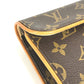 Louis Vuitton M51855 Monogram Pochette Florentine Bag Belt Bag Body Bag Pauch Pouch Monogram Canvas Wanita Coklat