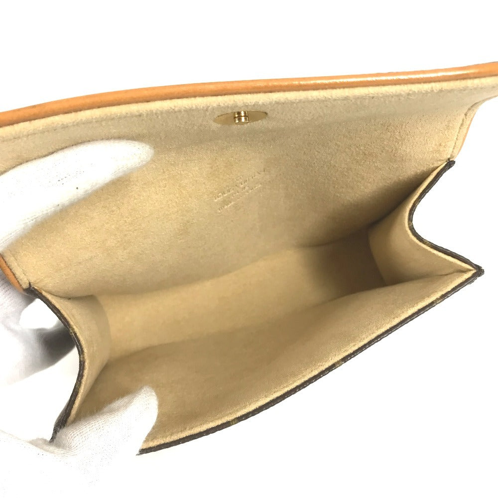 Louis Vuitton M51855 Monogram Pochette Florentine Bag Belt Bag Body Bag Pauch Pouch Monogram Canvas Wanita Coklat