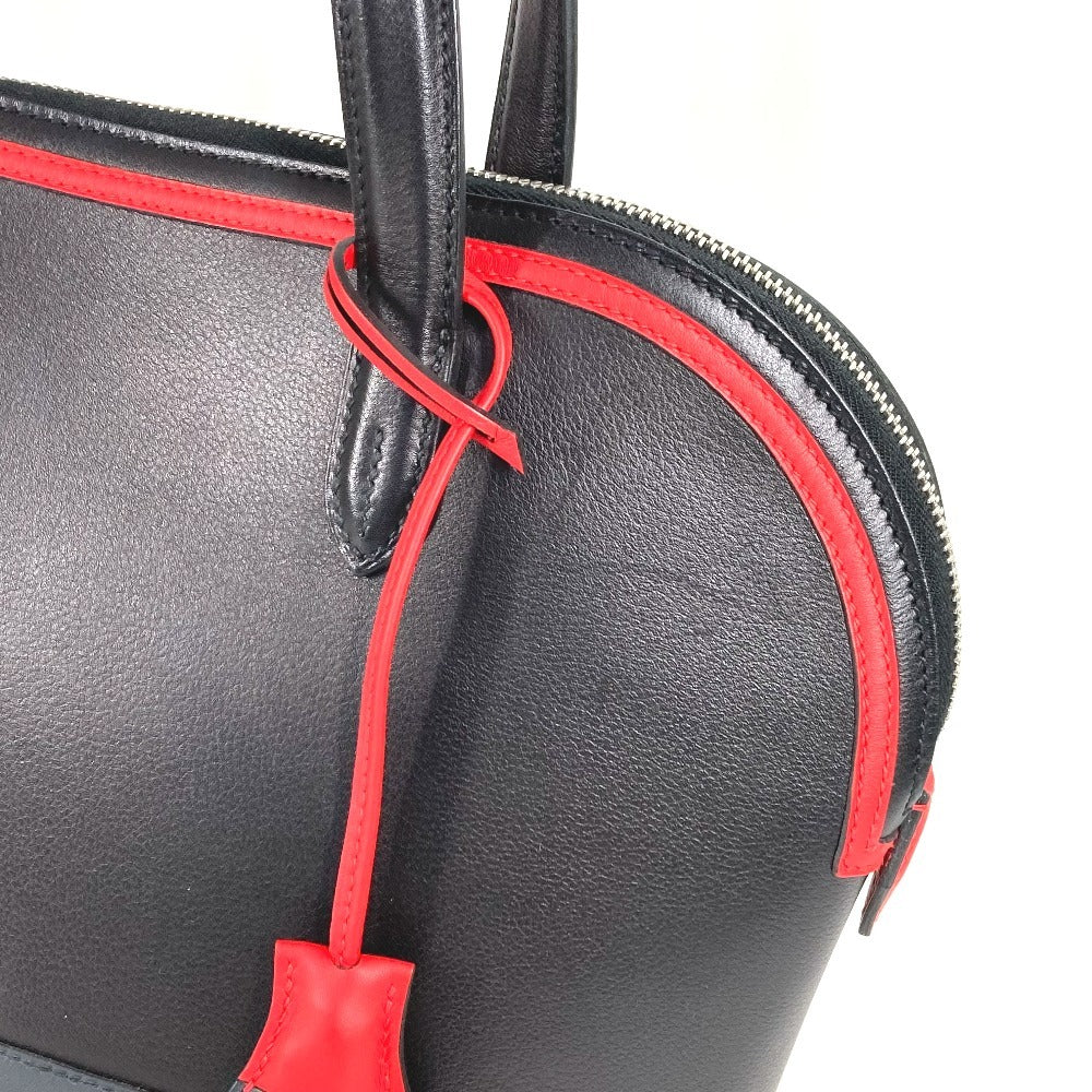 HERMES トランザット セーラー ハンドバッグ カバン トートバッグ ハンドバッグ エバーカラー ユニセックス ブラック