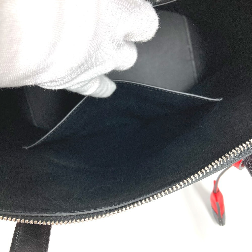 HERMES トランザット セーラー ハンドバッグ カバン トートバッグ ハンドバッグ エバーカラー ユニセックス ブラック