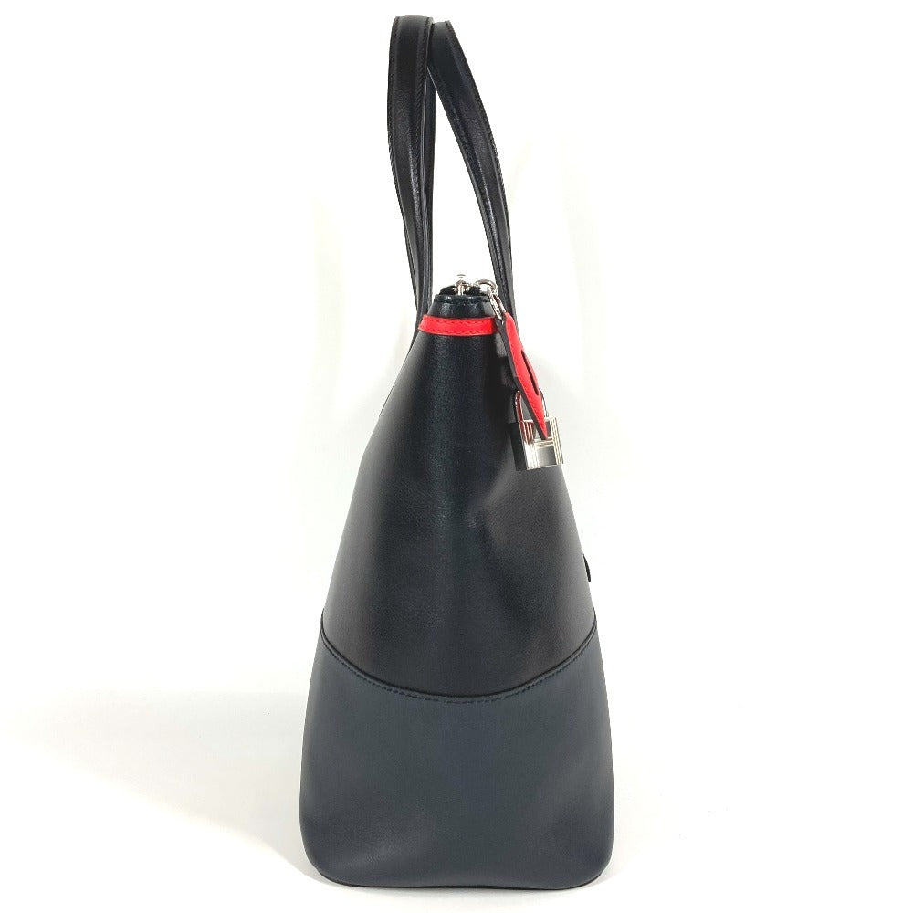 HERMES トランザット セーラー ハンドバッグ カバン トートバッグ ハンドバッグ エバーカラー ユニセックス ブラック