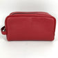 FENDI 7AS378 Logo clutch bag second bag leather unisex red with handle