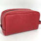 FENDI 7AS378 Logo clutch bag second bag leather unisex red with handle