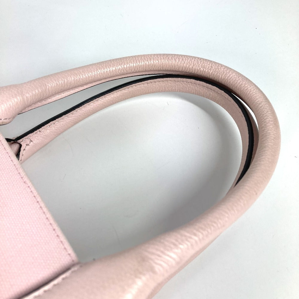 VERSACE Medusa Logo La Medusa Bag, 2-Way Handbag, Tote Bag, Crossbody Bag, Shoulder Bag, Leather/Canvas, Women's, Pink
