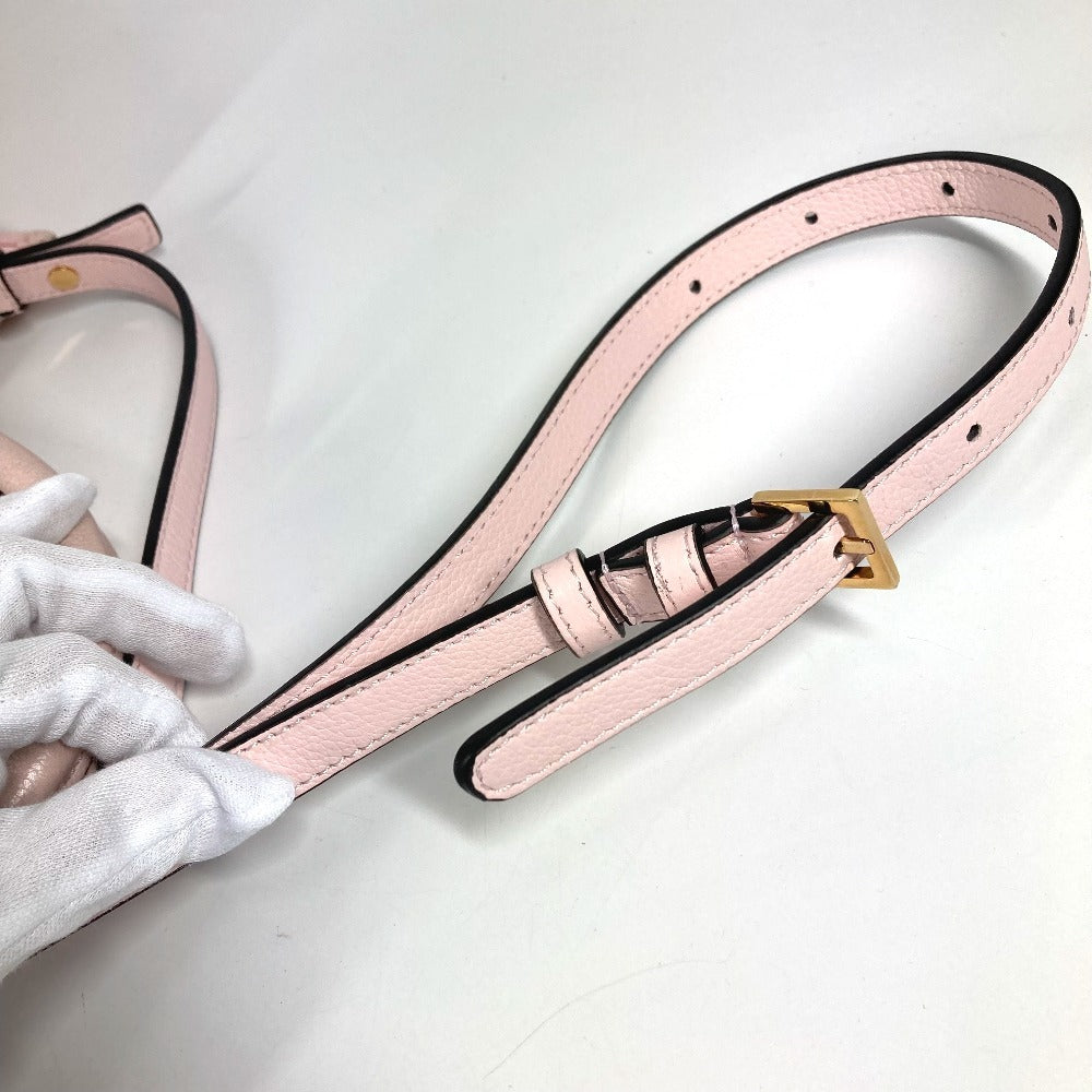 Versace Medusa Logo La Medusa Bag Bag 2Way Bag Toile Tote Bag Crossbody Bahu Kulit/Kanvas Wanita Pink