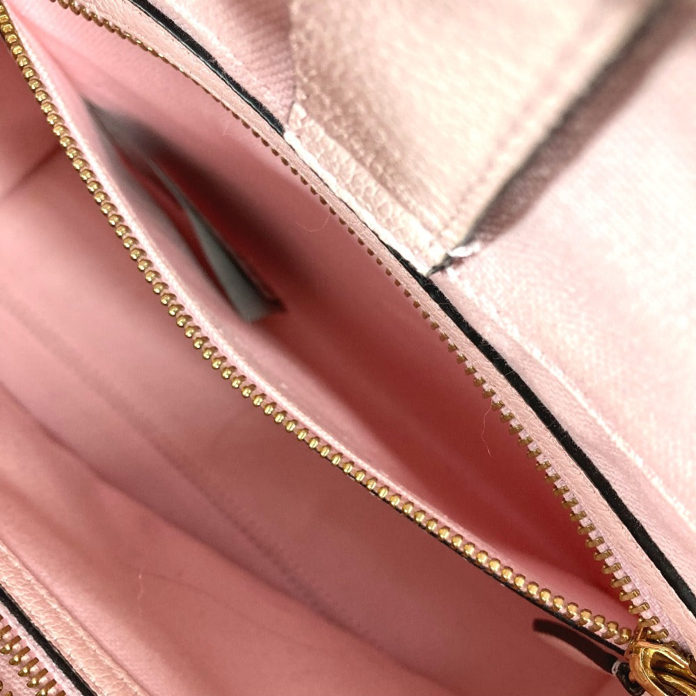 Versace Medusa Logo La Medusa Bag Bag 2Way Bag Toile Tote Bag Crossbody Bahu Kulit/Kanvas Wanita Pink