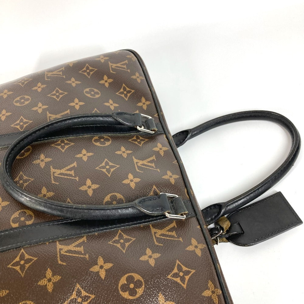LOUIS VUITTON M40225 モノグラムマカサー ポルトドキュマン・ヴォワヤージュ PDV カバン トートバッグ ビジネスバッグ モノグラムマカサーキャンバス ユニセックス ブラウン