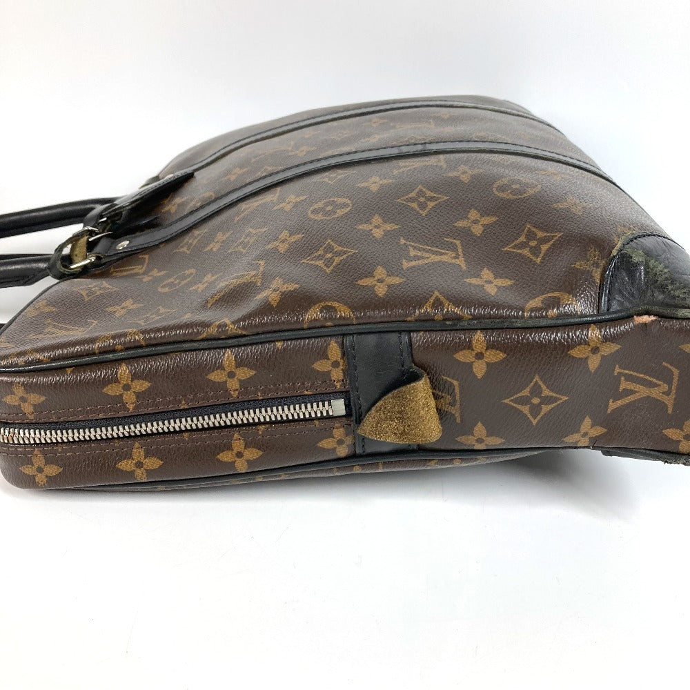 LOUIS VUITTON M40225 モノグラムマカサー ポルトドキュマン・ヴォワヤージュ PDV カバン トートバッグ ビジネスバッグ モノグラムマカサーキャンバス ユニセックス ブラウン