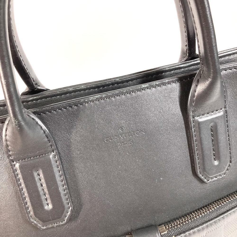 LOUIS VUITTON N41565 ダミエアンフィニ 7DW ブリーフケース カバン トートバッグ ビジネスバッグ ダミエアンフィニレザー ユニセックス オニキス ブラック