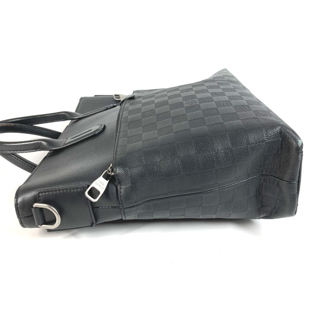 LOUIS VUITTON N41565 ダミエアンフィニ 7DW ブリーフケース カバン トートバッグ ビジネスバッグ ダミエアンフィニレザー ユニセックス オニキス ブラック