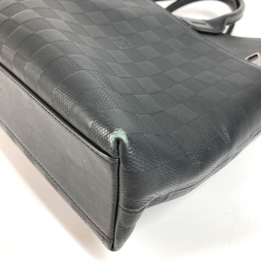 LOUIS VUITTON N41565 ダミエアンフィニ 7DW ブリーフケース カバン トートバッグ ビジネスバッグ ダミエアンフィニレザー ユニセックス オニキス ブラック