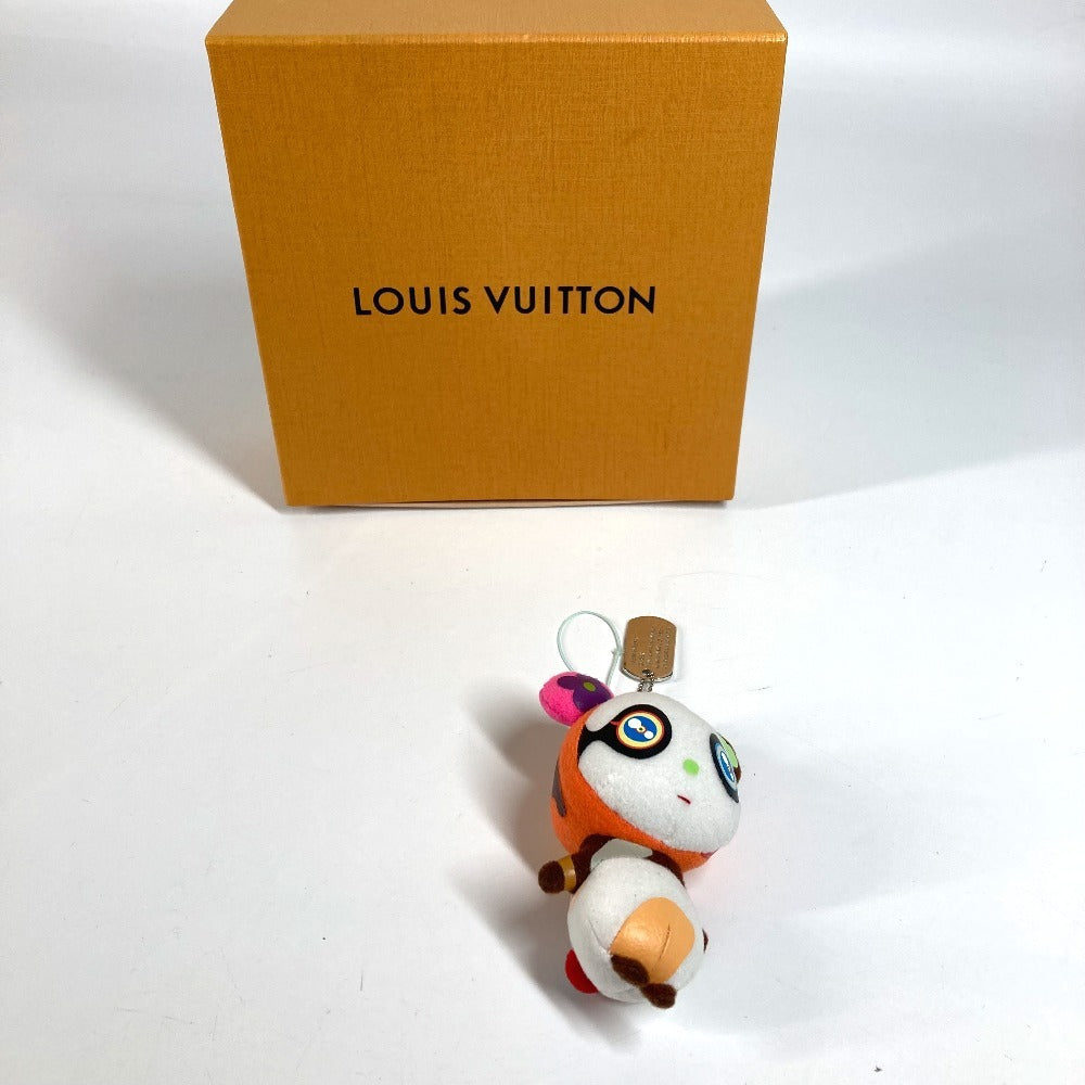 LOUIS VUITTON ぬいぐるみ プティパンダ 村上隆 チャーム バッグチャーム 携帯ストラップ ストラップ ポリエステル ユニセックス マルチカラー