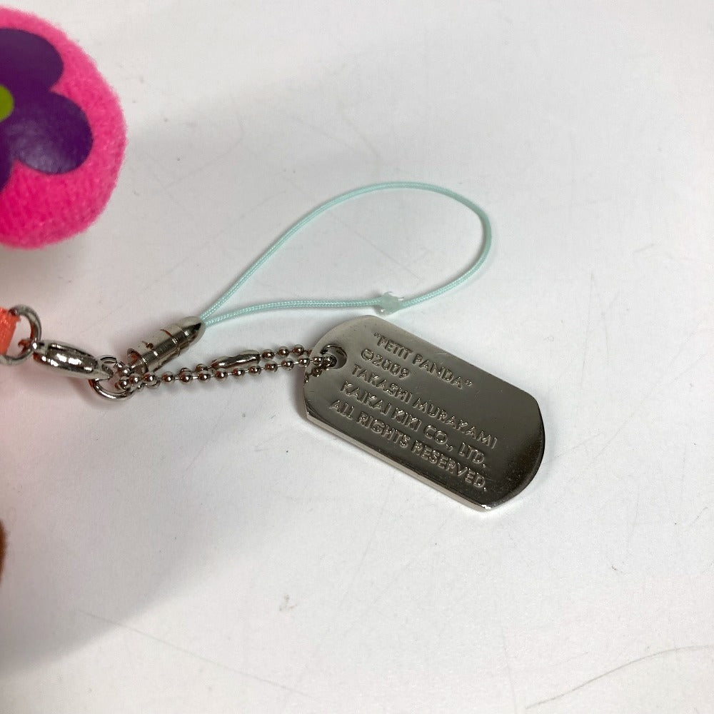 LOUIS VUITTON ぬいぐるみ プティパンダ 村上隆 チャーム バッグチャーム 携帯ストラップ ストラップ ポリエステル ユニセックス マルチカラー