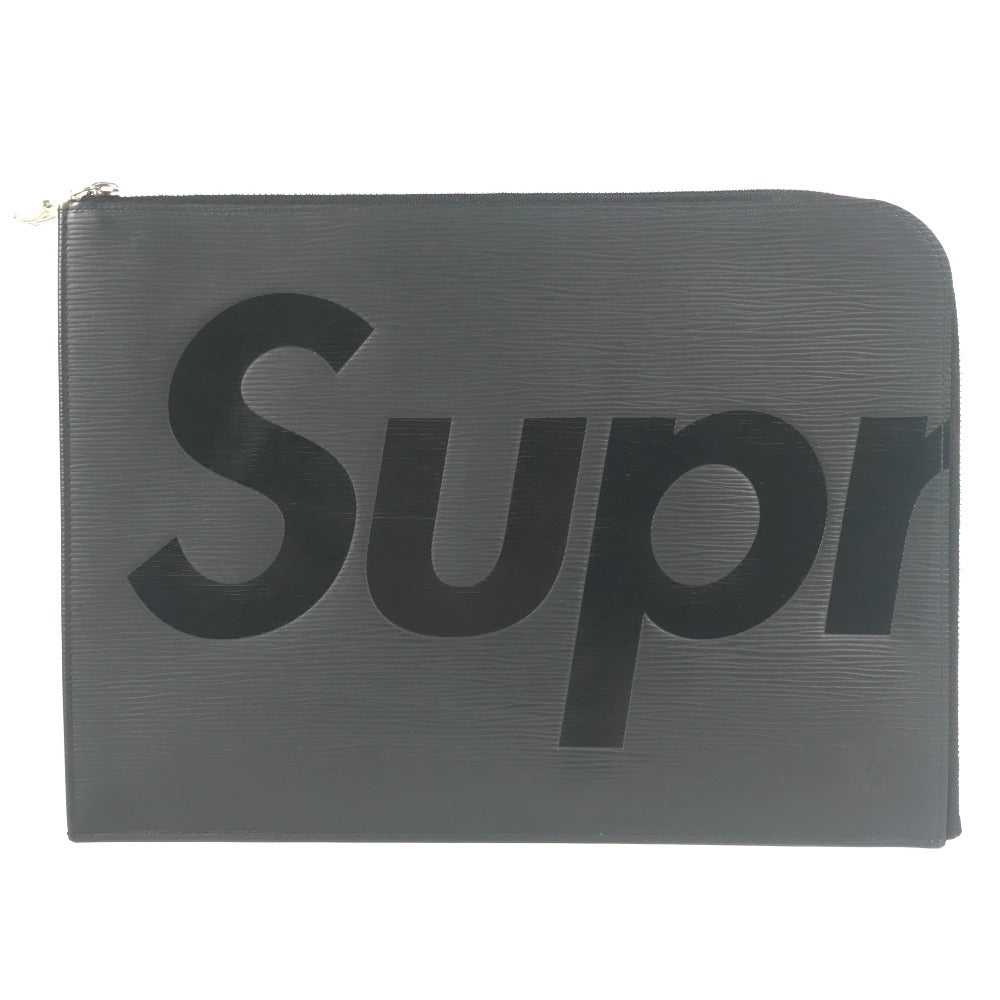 LOUIS VUITTON M67754 エピ シュプリーム supreme ポシェット・ジュールGM Pochette Jour GM Black clutch bag ポーチ クラッチバッグ エピレザー メンズ ノワール ブラック