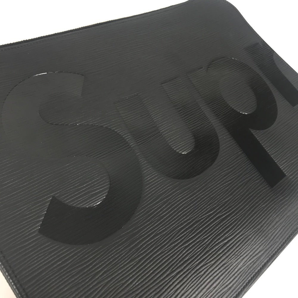 LOUIS VUITTON M67754 エピ シュプリーム supreme ポシェット・ジュールGM Pochette Jour GM Black clutch bag ポーチ クラッチバッグ エピレザー メンズ ノワール ブラック