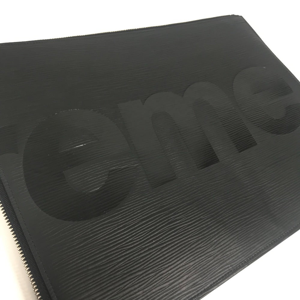 LOUIS VUITTON M67754 エピ シュプリーム supreme ポシェット・ジュールGM Pochette Jour GM Black clutch bag ポーチ クラッチバッグ エピレザー メンズ ノワール ブラック