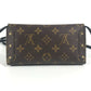 LOUIS VUITTON M61502 モノグラム ポルトフォイユ・トブラローネ チェーン ポシェット ミニバッグ カバン 斜め掛け ショルダーバッグ モノグラムキャンバス ユニセックス ブラウン
