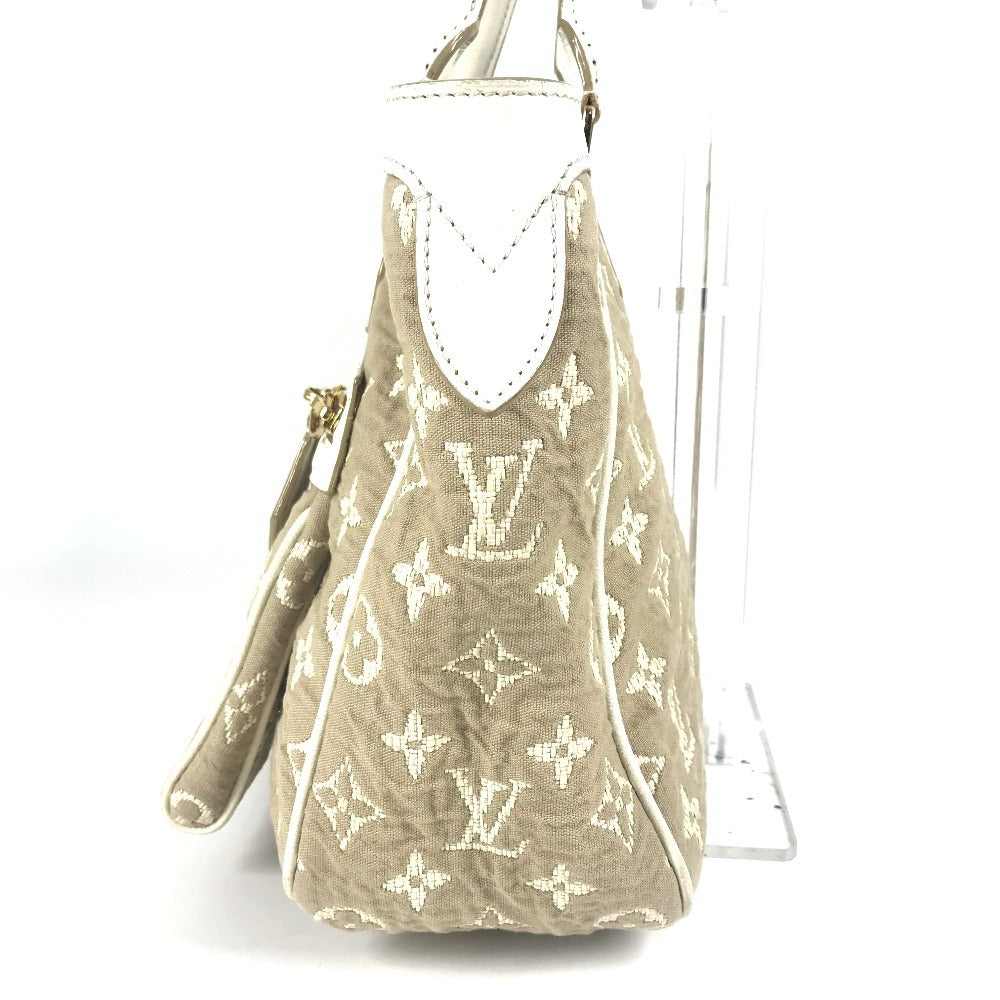 LOUIS VUITTON M93495 モノグラムサビア カバMM カバ MM カバン トートバッグ 肩掛け ハンドバッグ レザー/キャンバス ユニセックス ホワイト
