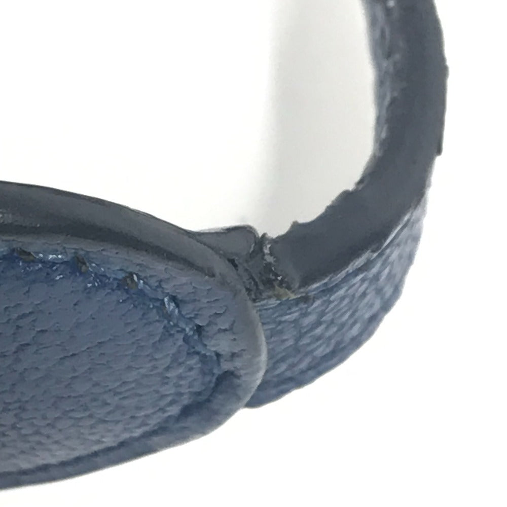 HERMES Hロゴ オクタゴン フラップ カバン 斜め掛け ポシェット ショルダーバッグ エプソン ユニセックス ブルー