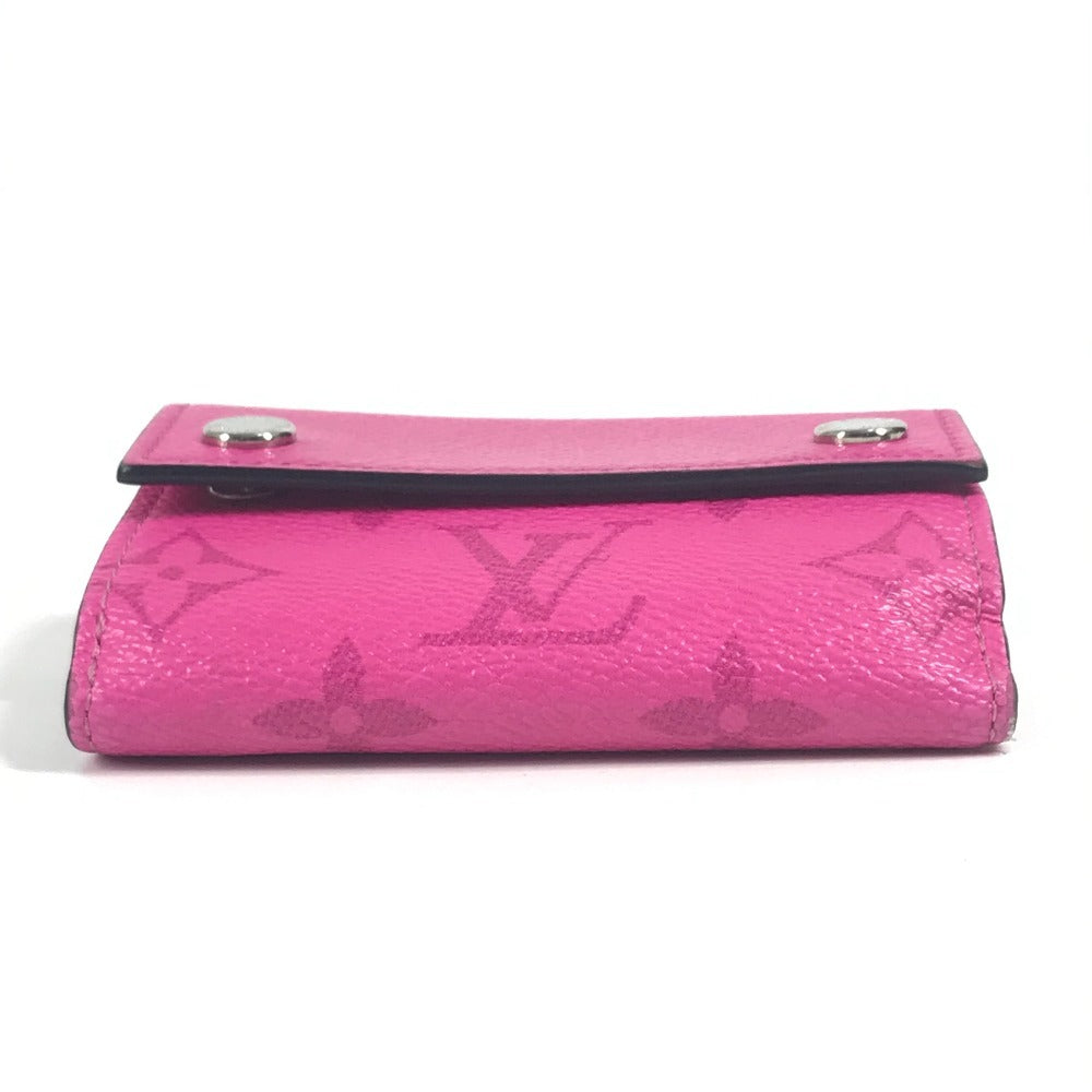 LOUIS VUITTON M30773 タイガラマ ディスカバリー コンパクトウォレット コンパクトウォレット 3つ折り財布 タイガレザー ユニセックス ピンク