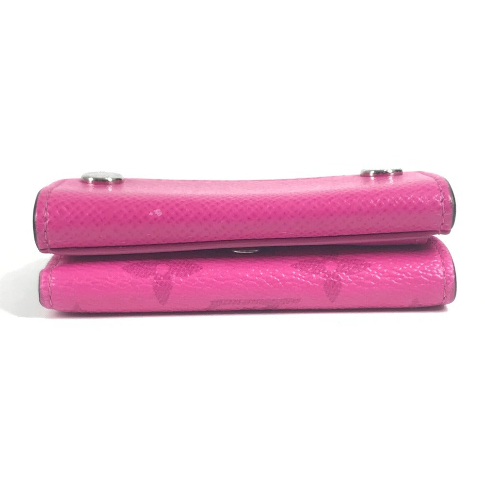 LOUIS VUITTON M30773 タイガラマ ディスカバリー コンパクトウォレット コンパクトウォレット 3つ折り財布 タイガレザー ユニセックス ピンク