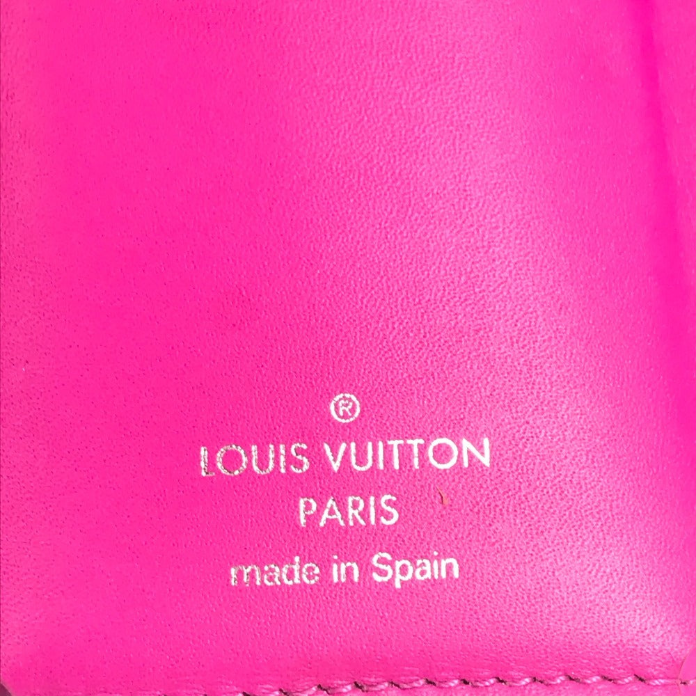 LOUIS VUITTON M30773 タイガラマ ディスカバリー コンパクトウォレット コンパクトウォレット 3つ折り財布 タイガレザー ユニセックス ピンク