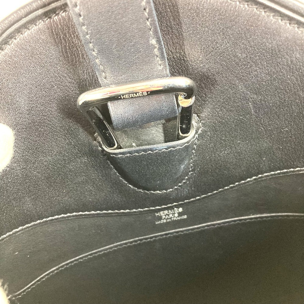 HERMES メッセンジャー アトラージュ カバン 斜め掛け ショルダーバッグ レディース ブラック