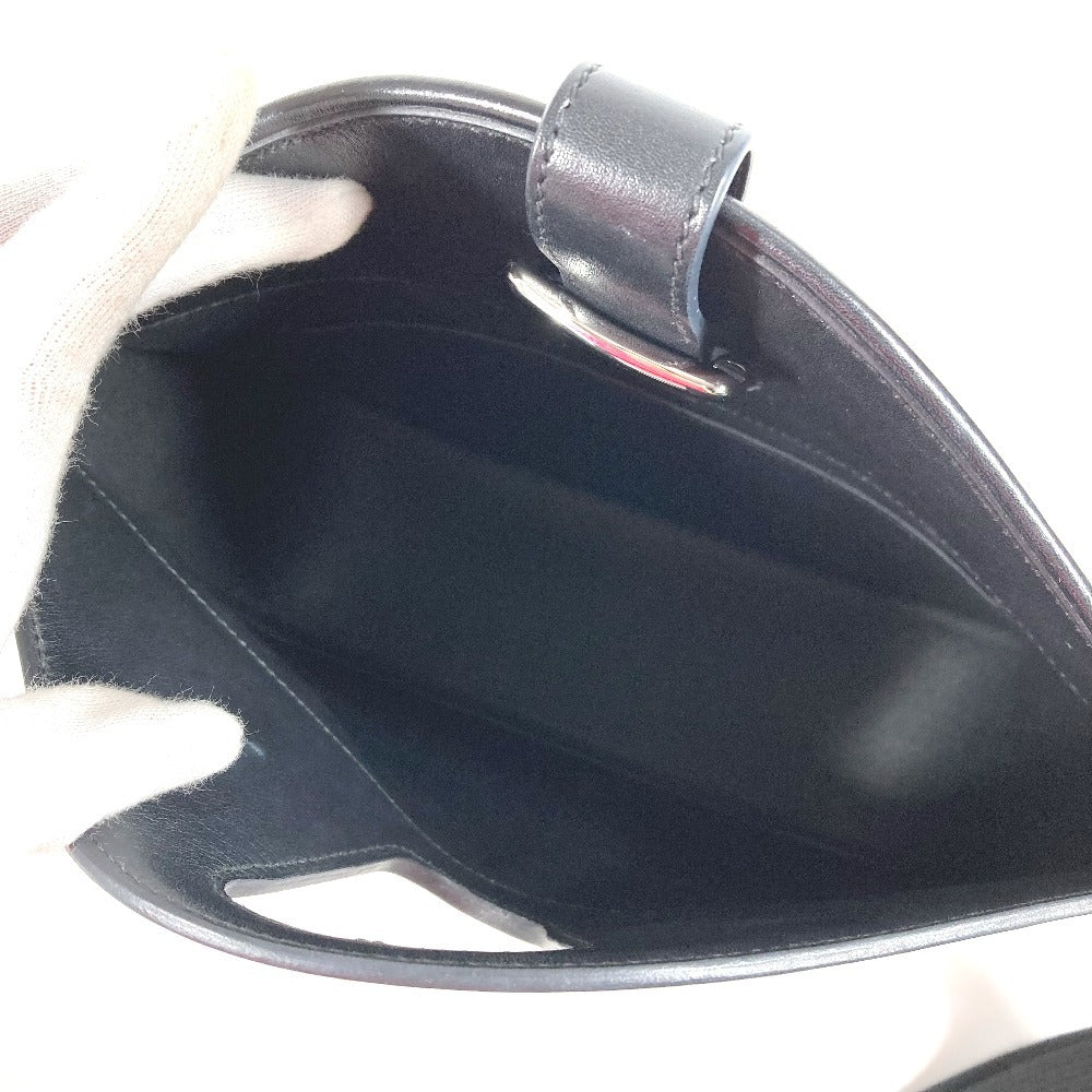 HERMES メッセンジャー アトラージュ カバン 斜め掛け ショルダーバッグ レディース ブラック