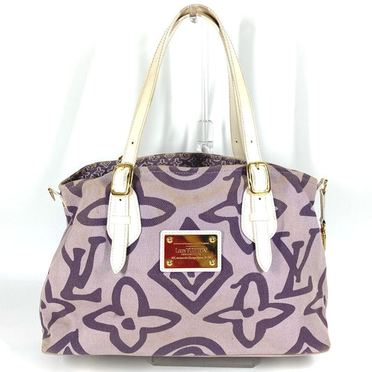 LOUIS VUITTON M95680 クルーズライン タイシエンヌPM タイシエンヌ PM カバン トートバッグ 肩掛け ショルダーバッグ レザー/キャンバス レディース リラ パープル