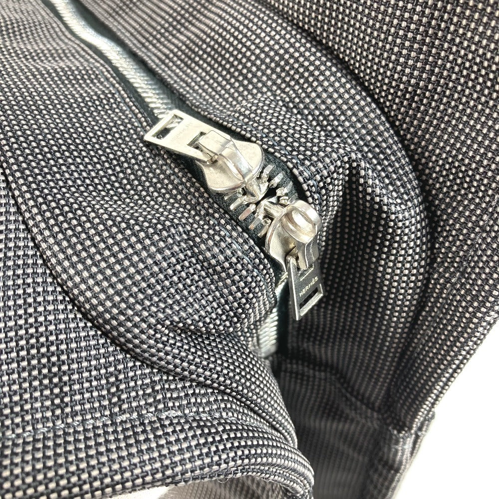 HERMES エールラインMM エールライン MM カバン トートバッグ ハンドバッグ キャンバス レディース グレー