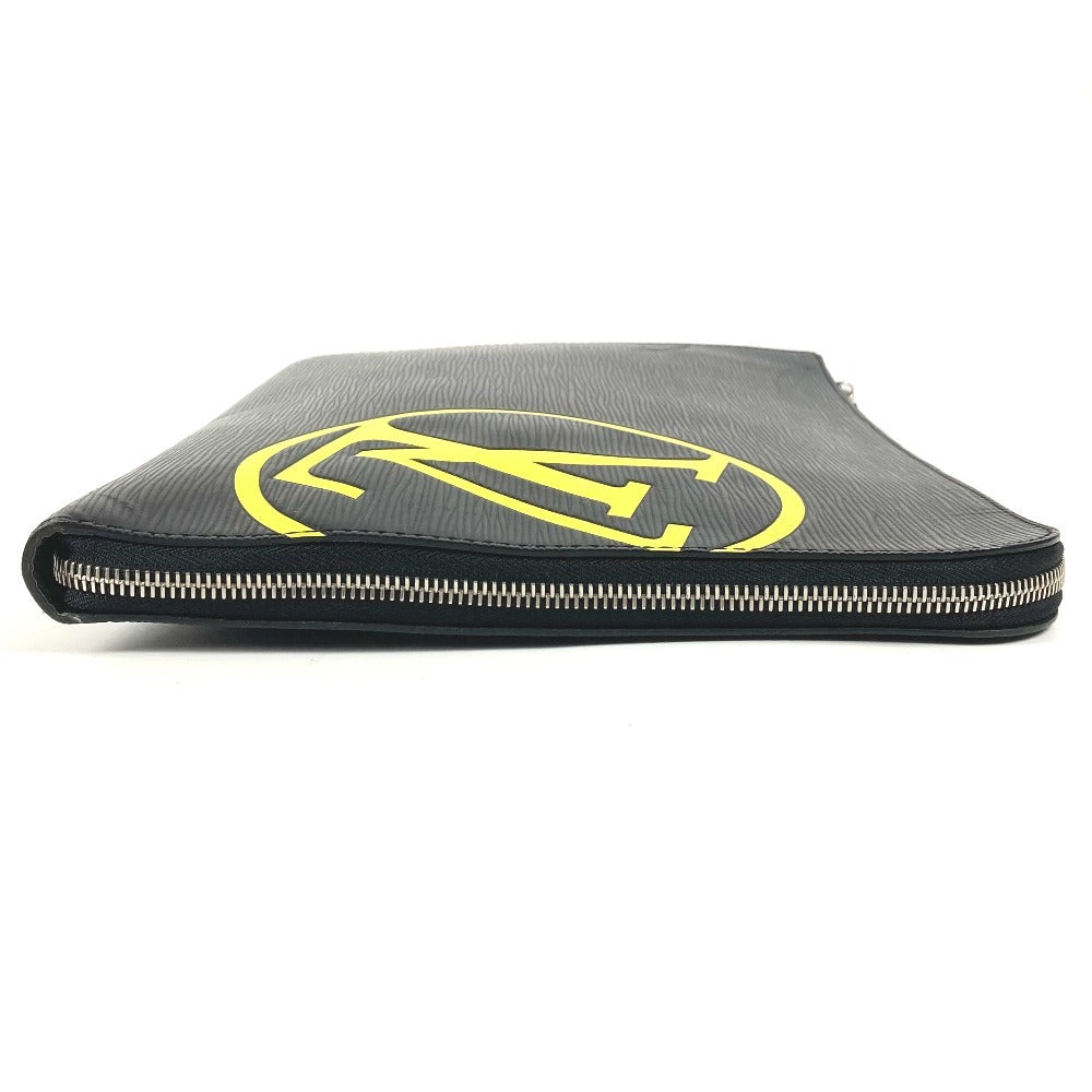 LOUIS VUITTON M68198 エピ LVサークル ポシェットジュールGM ポシェットジュール GM ポーチ L字ファスナー カバン セカンドバッグ クラッチバッグ エピレザー ユニセックス ブラック