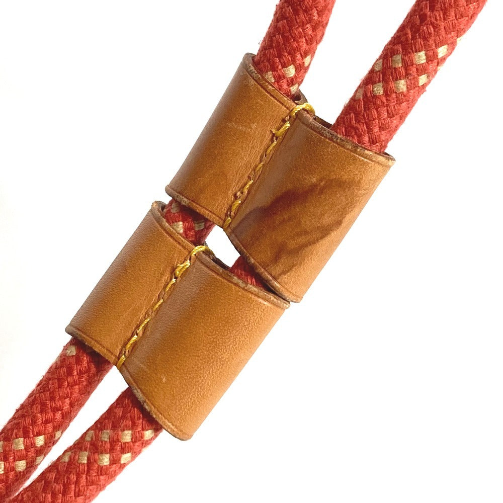 LOUIS VUITTON M80026 ルイヴィトンカップ 95 LVCUP サントロペ カバン 肩掛け 巾着バッグ ショルダーバッグ レザー/キャンバス ユニセックス アボガニー オレンジ