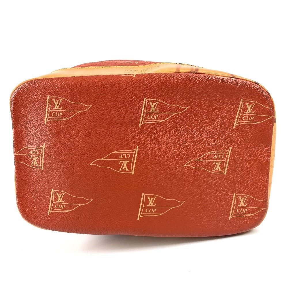 LOUIS VUITTON M80026 ルイヴィトンカップ 95 LVCUP サントロペ カバン 肩掛け 巾着バッグ ショルダーバッグ レザー/キャンバス ユニセックス アボガニー オレンジ