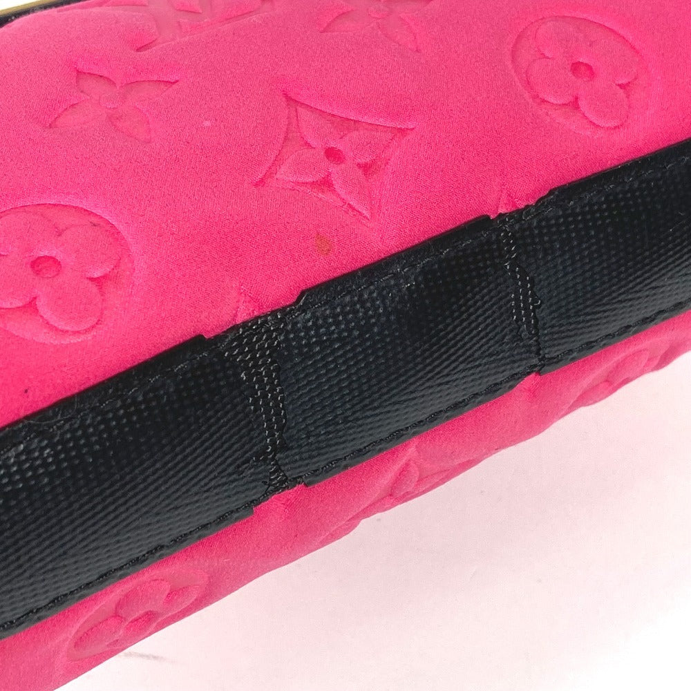 LOUIS VUITTON M92804 クルーズライン モノグラム ポシェットスキューバ カバン ポーチ ストラップ付き セカンドバッグ クラッチバッグ マイクロファイバー レディース ピンク