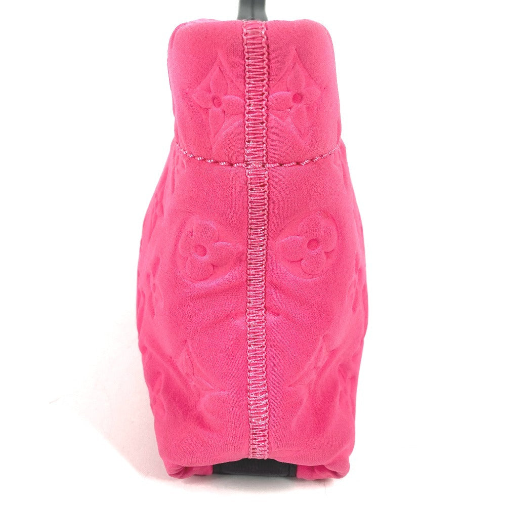 LOUIS VUITTON M92804 クルーズライン モノグラム ポシェットスキューバ カバン ポーチ ストラップ付き セカンドバッグ クラッチバッグ マイクロファイバー レディース ピンク