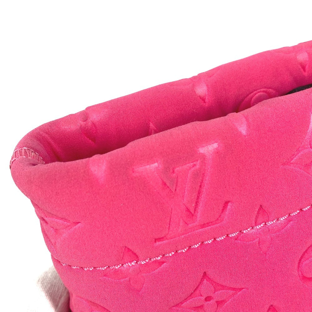 LOUIS VUITTON M92804 クルーズライン モノグラム ポシェットスキューバ カバン ポーチ ストラップ付き セカンドバッグ クラッチバッグ マイクロファイバー レディース ピンク