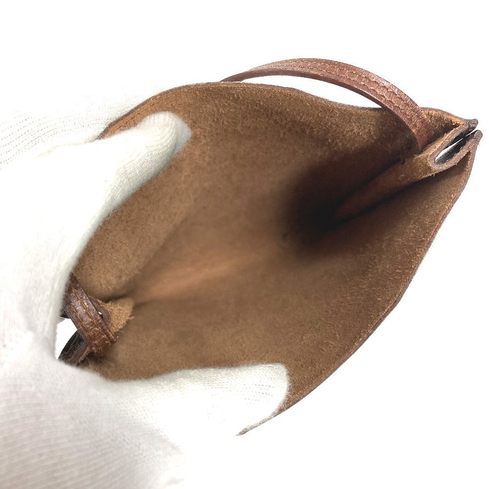 HERMES オニメトゥ カバン 斜め掛け ポシェット ショルダーバッグ ボックスカーフ ユニセックス ハバナ ブラウン