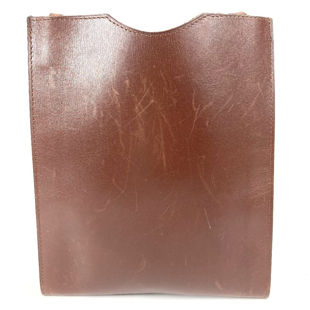 HERMES オニメトゥ カバン 斜め掛け ポシェット ショルダーバッグ ボックスカーフ ユニセックス ハバナ ブラウン