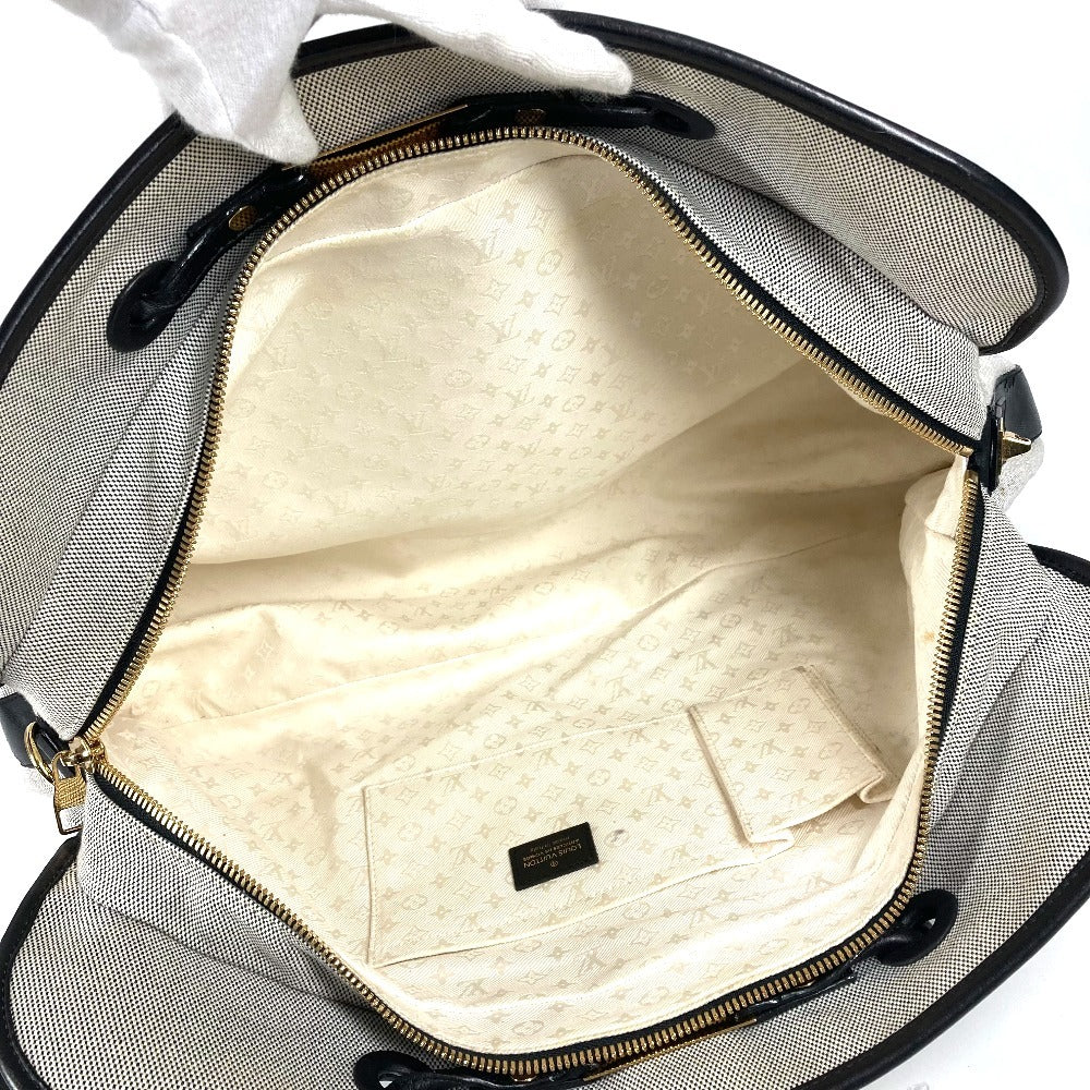 LOUIS VUITTON M92806 09SS クルーズライン トラベラー アーティクル・ダ・ヴォワヤージュ カバン 肩掛け トートバッグ ボストンバッグ ショルダーバッグ レザー/キャンバス ユニセックス ブラック