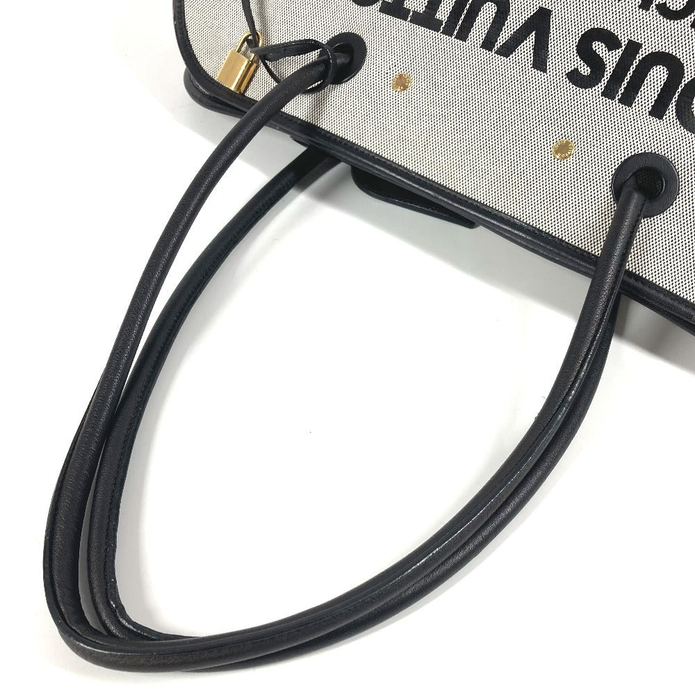 LOUIS VUITTON M92806 09SS クルーズライン トラベラー アーティクル・ダ・ヴォワヤージュ カバン 肩掛け トートバッグ ボストンバッグ ショルダーバッグ レザー/キャンバス ユニセックス ブラック