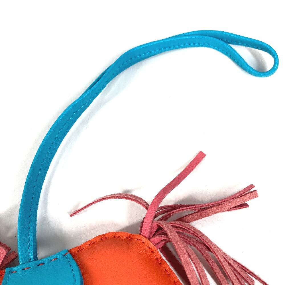 HERMES 馬 シュバル ロデオMM ロデオ MM バッグチャーム キーホルダー チャーム アニョーミロ レディース レッド系