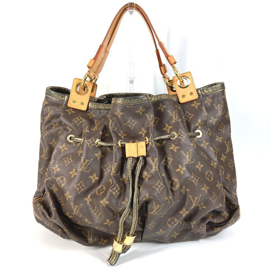 LOUIS VUITTON M47927 モノグラム イレーヌ 巾着型 タッセル 肩掛け ショルダーバッグ ハンドバッグ モノグラムキャンバス レディース ブラウン