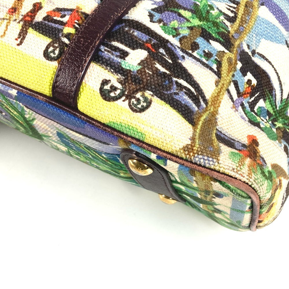 LOUIS VUITTON M93771 Ior Cabas PM Shoulder Bag/Tote Bag in Leather/Canvas, Green