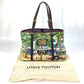 LOUIS VUITTON M93771 Ior Cabas PM Shoulder Bag/Tote Bag in Leather/Canvas, Green