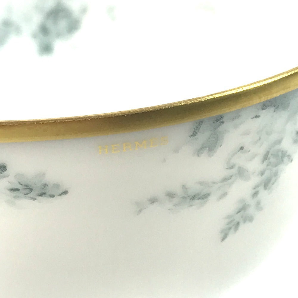 HERMES P038085P カトラリー インテリア 赤道直下のスケッチ ボウルPM ボウル PM お椀 鳥柄 バード お皿 陶器 ユニセックス マルチカラー