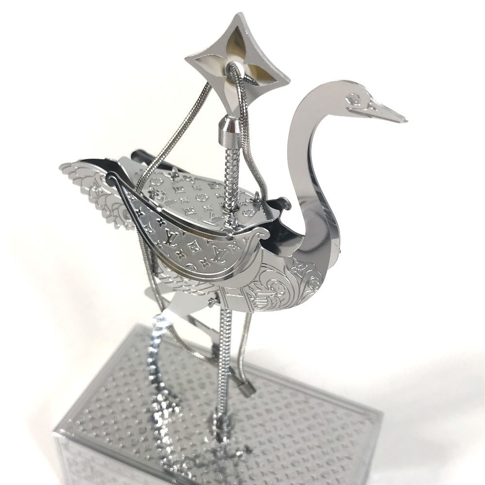 LOUIS VUITTON Unknown VIP Exclusive Novelty Not for Sale Customer Holiday Gift Animal Ornament 2024 Christmas Limited Edition Object Interior Decor Ostrich Zebra Giraffe Metal Object Unisex Silver