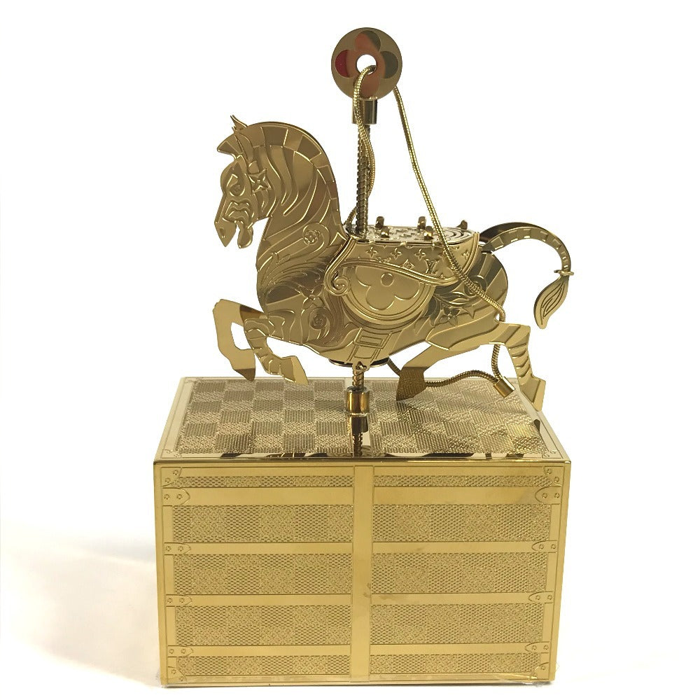 LOUIS VUITTON Unknown VIP Exclusive Novelty Not for Sale Customer Holiday Gift Animal Ornament 2024 Christmas Limited Edition Object Interior Decor Ostrich Zebra Giraffe Metal Object Unisex Silver