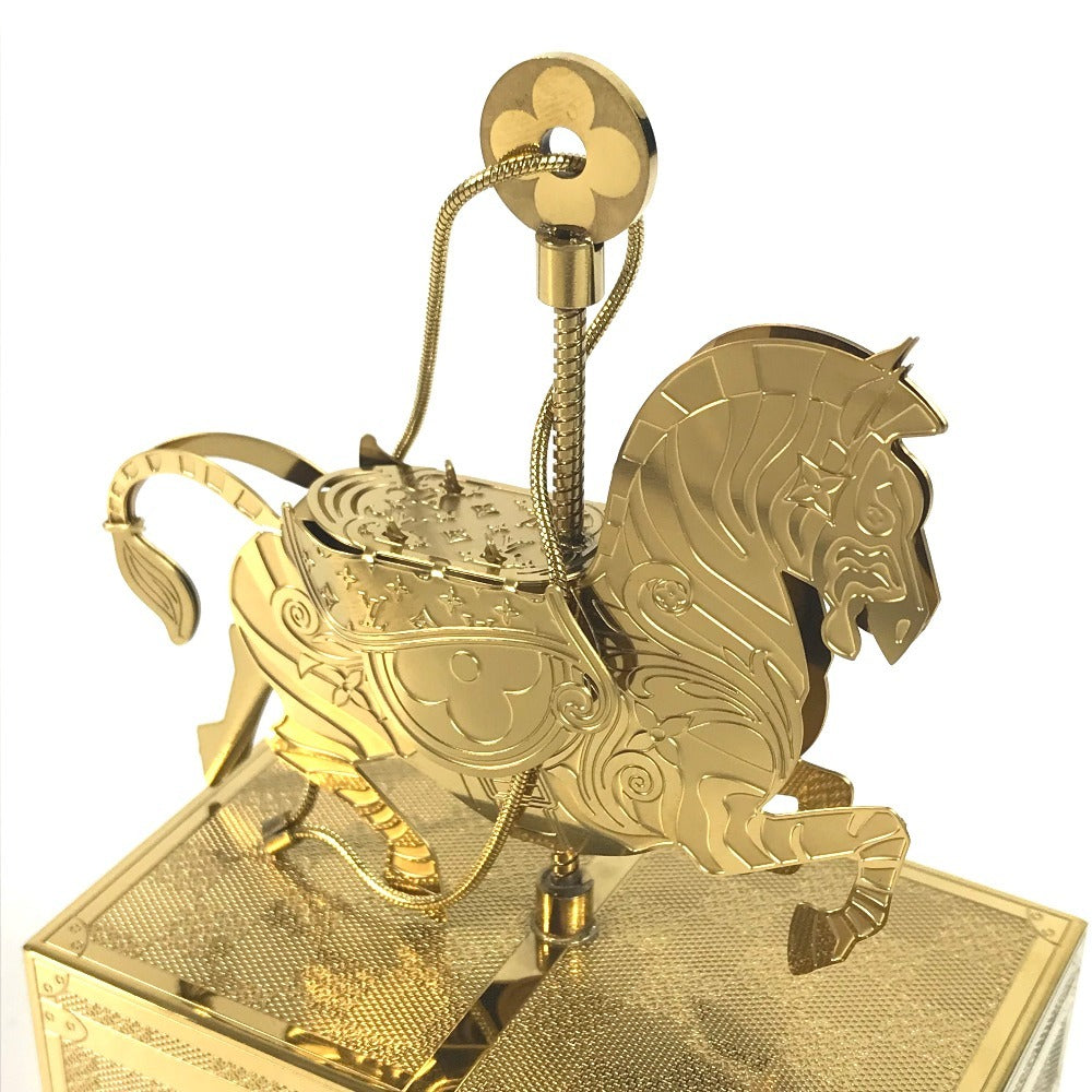 LOUIS VUITTON Unknown VIP Exclusive Novelty Not for Sale Customer Holiday Gift Animal Ornament 2024 Christmas Limited Edition Object Interior Decor Ostrich Zebra Giraffe Metal Object Unisex Silver