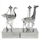 LOUIS VUITTON Unknown VIP Exclusive Novelty Not for Sale Customer Holiday Gift Animal Ornament 2024 Christmas Limited Edition Object Interior Decor Ostrich Zebra Giraffe Metal Object Unisex Silver
